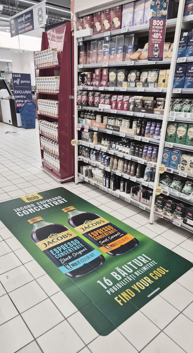 Glorifier Jacobs Espresso Concentrate — lancement Carrefour România 3