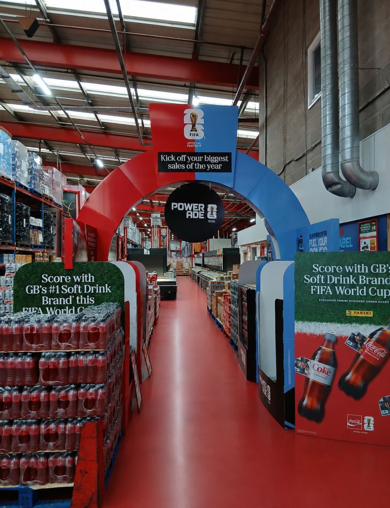 Parfetts x Coca-Cola Europacific Partners — activation Big Ticket & Parfest Trade Week 1