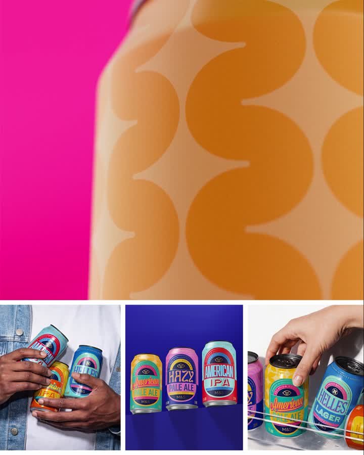 Redesign packaging Craft Beer M&S × agence Thirst