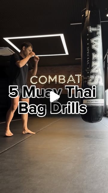 5 drills Muay Thai au sac