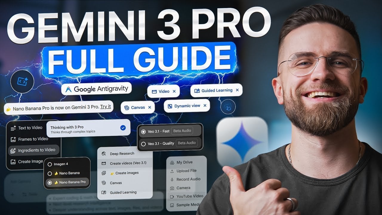 Guide débutant Gemini 3 Pro — du setup aux workflows