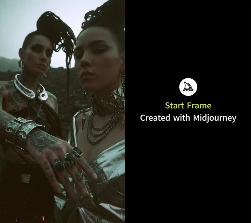 « 1 image → 7 vidéos différentes » — même personnage (Mark I