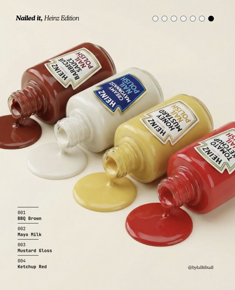 Kraft Heinz — concept de vernis à ongles « Ketchup Red »