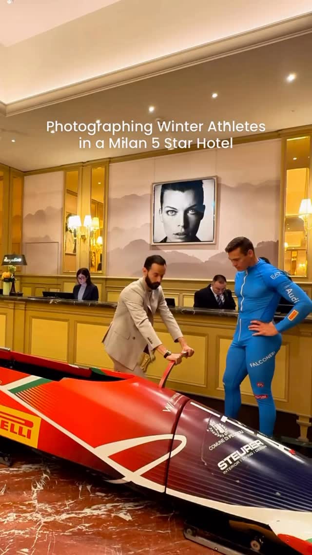 Photoshoots acrobatiques d'athlètes olympiques dans des musé