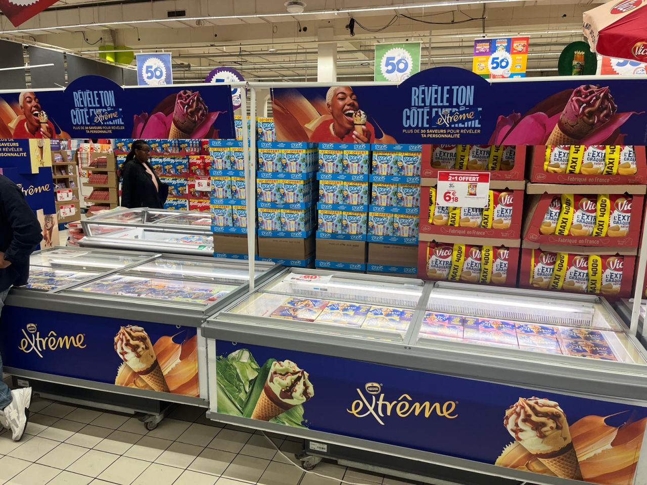 POSM « Extrême » en point de vente