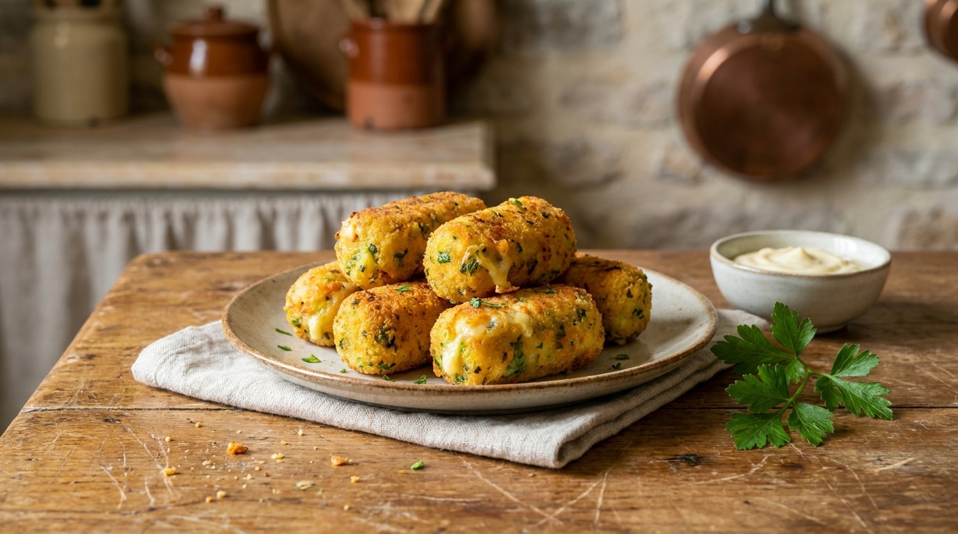 Recette — croquettes de légumes