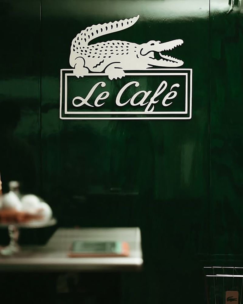 Lacoste — concept de café-bar, expérience de marque