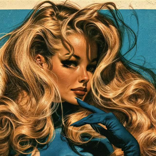 Héroïnes Marvel style illustration rétro