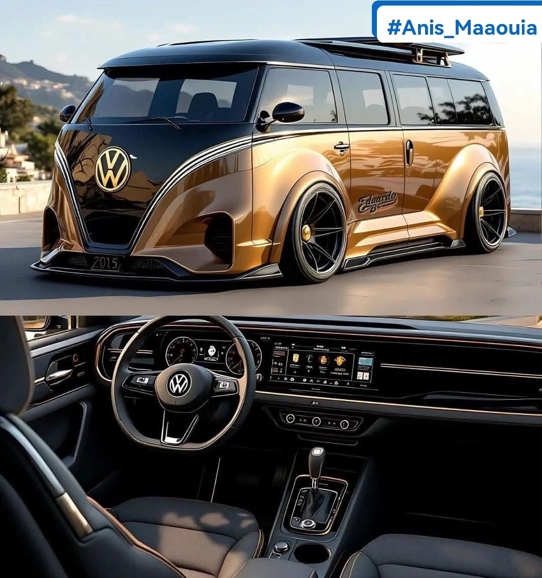 Combi Volkswagen généré par IA