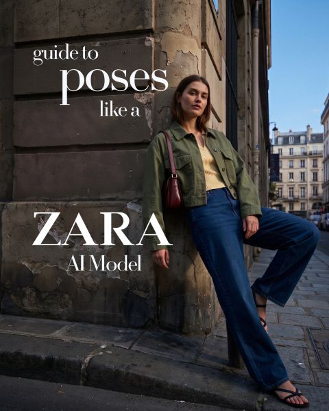 Pose modèle IA