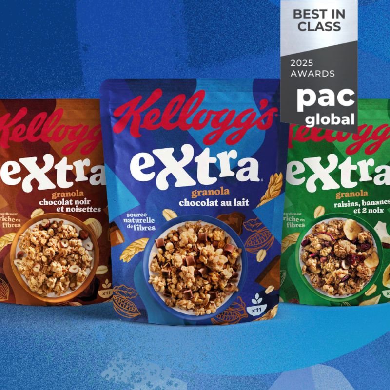 PAC Global Awards 2025 : victoires packaging Kellogg's / Pringles