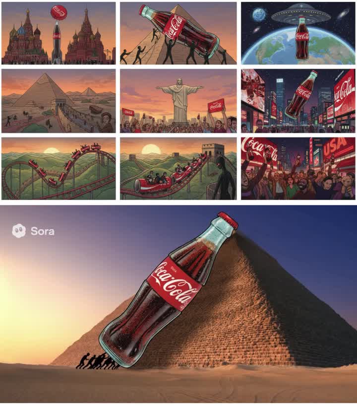 D'un storyboard à un spot publicitaire avec Sora 2