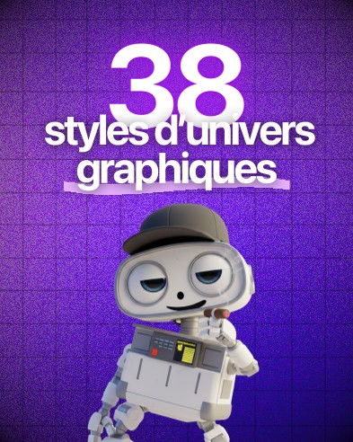 38 styles d'univers graphiques (planche de référence)