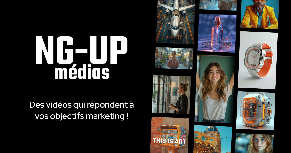 Agence vidéo réel et IA — NG-UP Médias