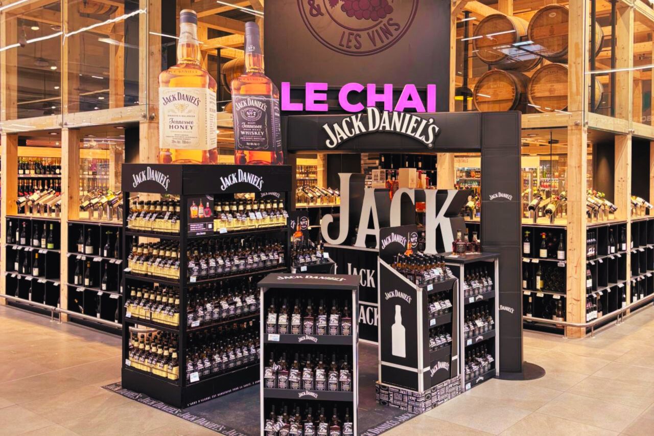 Jack Daniel's — PLV en grande distribution