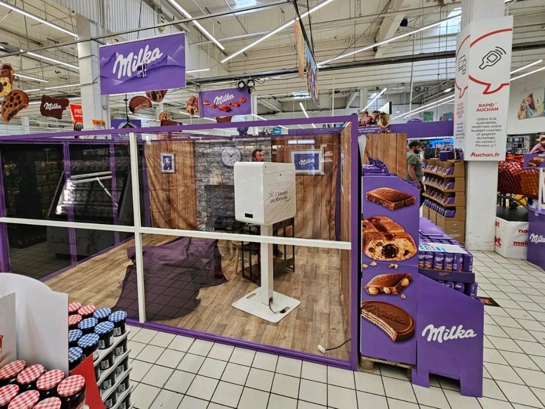 TF Milka — 40 palettes au sol